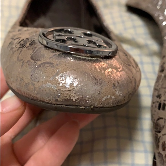 COPY - Tory Burch - Heidi Pewter Ballet Flat - Picture 4 of 7